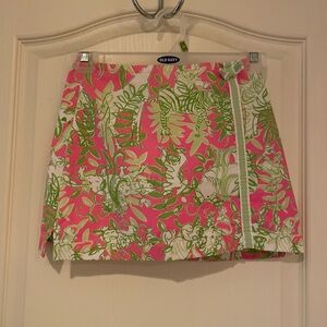Lilly Pulitzer Pink and Green Skort